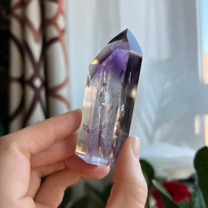 Amethyst Tower, Amethyst Obelisk, Amethyst Wand,Transparent Amethyst, Small Amethyst Point, Polished Amethyst Tower, Purple Amethyst Point,1