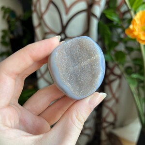 Druzy Amethyst palmstone, Amethyst pocket stone, Amethyst worry stone, Amethyst crystal,  Amethyst Palm stone, Druzy amethyst cluster, *47