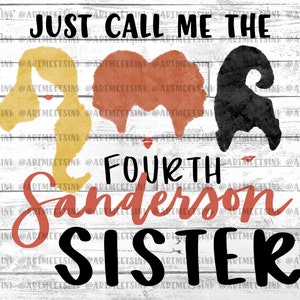 Fourth Sanderson Sister - INSTANT DOWNLOAD - PNG Printable - Sublimation Design
