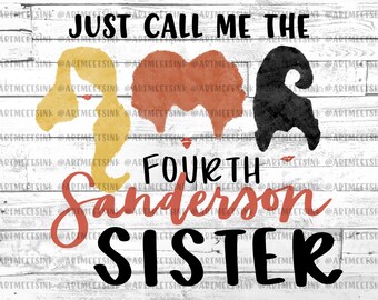 Vierde Sanderson Sister - INSTANT DOWNLOAD - PNG Printable - Sublimation Design