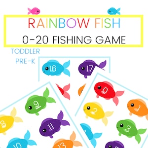 Numbers 0-20 Fishing Game