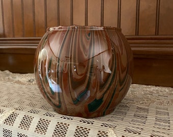 Vase, Custom Vase, Painted Glass, Glass Vase, Hand Poured Vase, Floral Vase, Candleholder, Planter, Table Decoration, Floral Decoration