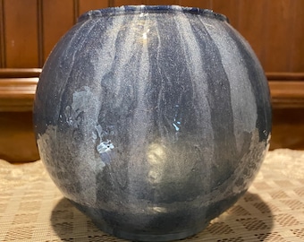 Vase, Painted Vase, Floral Vase, Planter, Glass Vase, Painted Glass, Custom Vase, Candleholder, Tabletop Vase, Tabletop Decoration