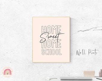 Home Sweet Homeschool Wall Print