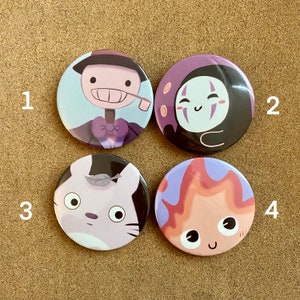 Anime Inspired Buttons!