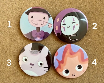 Anime Inspired Buttons!