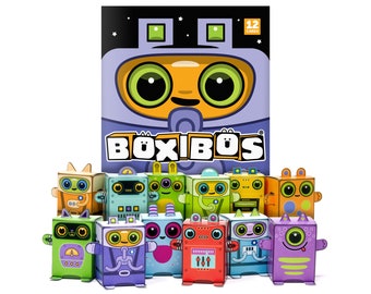 Box Buddies Boxibos Galactics - Pack of 12 Mini Box Space Explorers