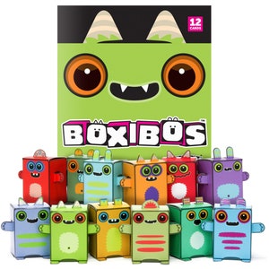 Box Buddies Boxibos Monsters Pack of 12 Mini Box Monsters image 1