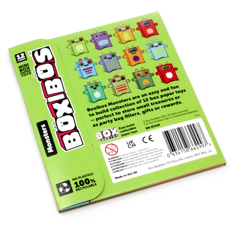 Box Buddies Boxibos Monsters Pack of 12 Mini Box Monsters image 9