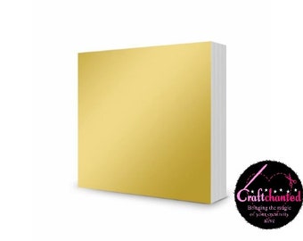 Essentials Hunkydory 16 Sheets 230gsm Picture Perfect Mirri Mats Gold