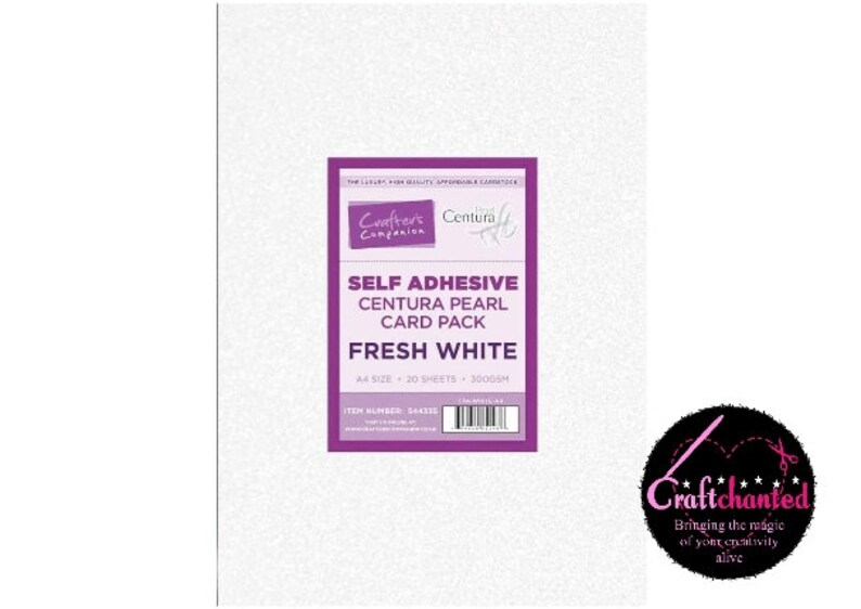 Crafter/'s Companion Centura Pearl Self Adhesive A4-300gsm