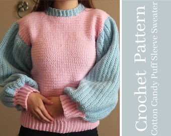etsy crochet sweater patterns