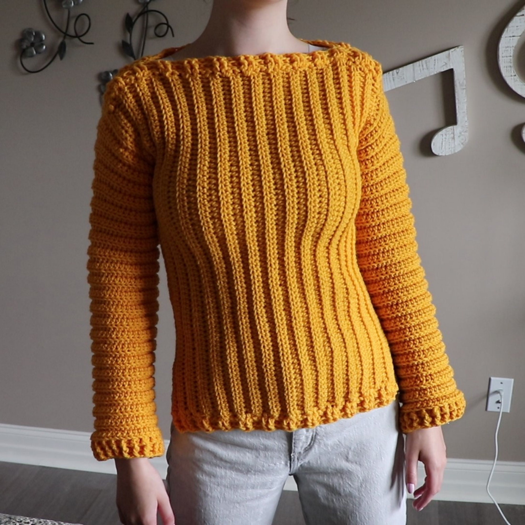 16+ Crochet Pullover Sweater Pattern CROCHET PATTERN / Simple Pullover Sweater Instant PDF | Etsy
