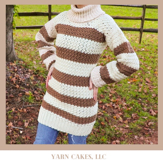 crochet turtleneck dress Coconut Macaroon Crochet Dress