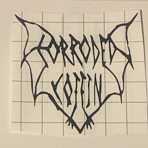 Corroded Coffin Sticker