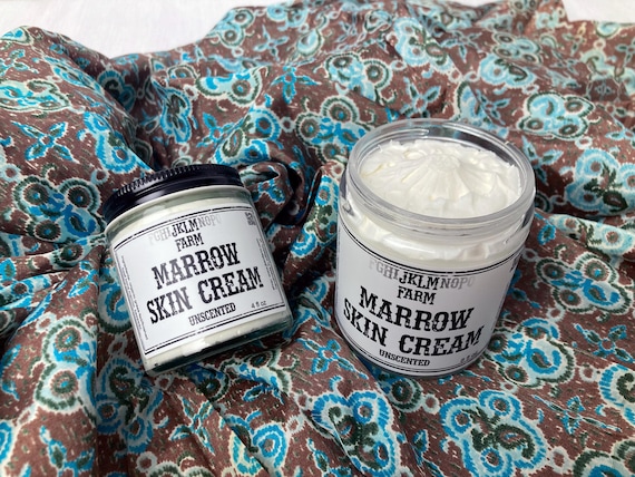 Marrow Skin Cream - Unscented, Organic, Dry-rendered, & Grass-fed