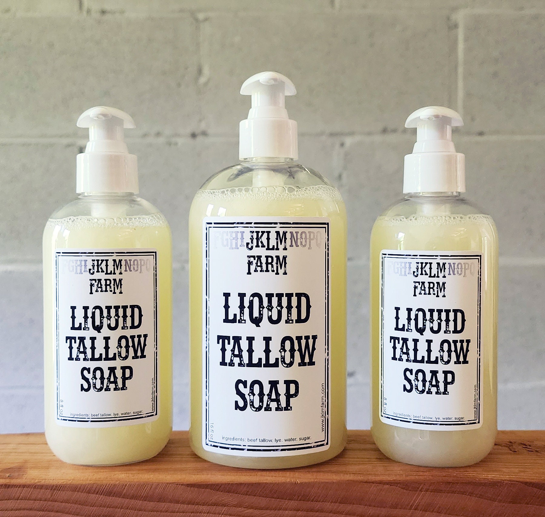 Liquid Tallow Soap