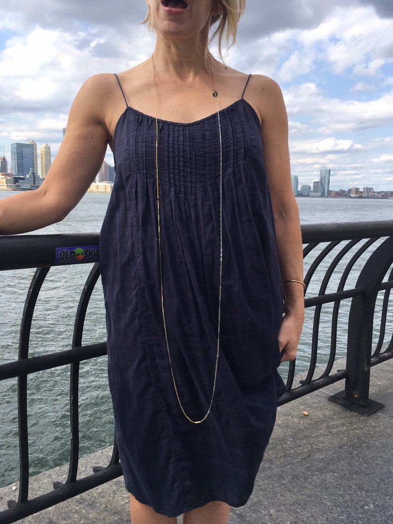 Mixed Metal skinny chain Necklace #1