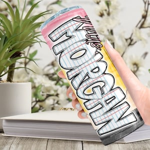 Teacher Pencil Tumbler | 20  Insulated Tumblers | Personalize with Name, Phrase or School Name | Teacher Appreciation Gift