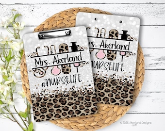 Nurse Clipboard Personalized with a name, choose your #hashtag - Nurse Appreciation Gift