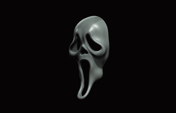 Scream STL 3D Printable Model Mask Ghostface - Etsy India