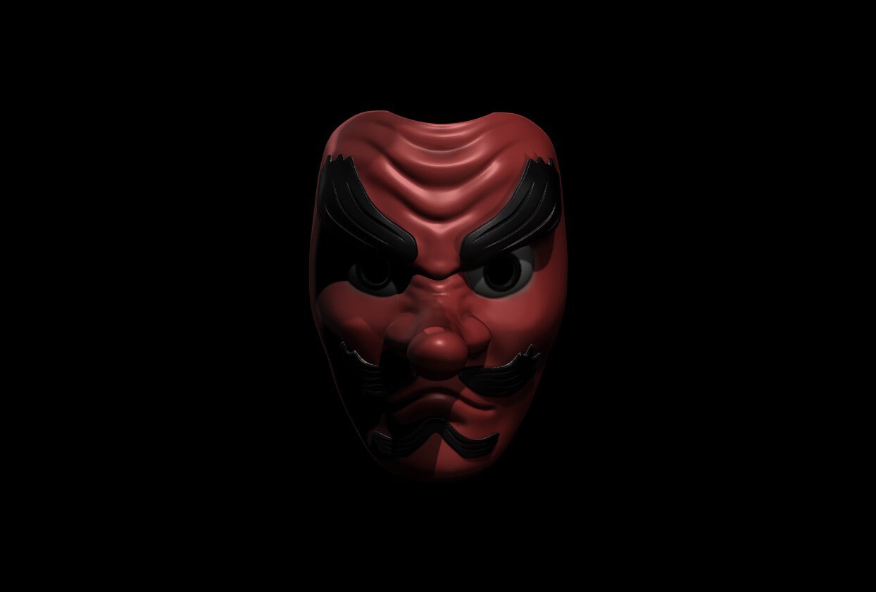 Tengu Mask Anime Inspired 3D Model Etsy Canada