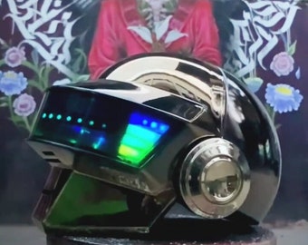 Daft Punk Thomas Bangalter RGB LEDs lights Helmet