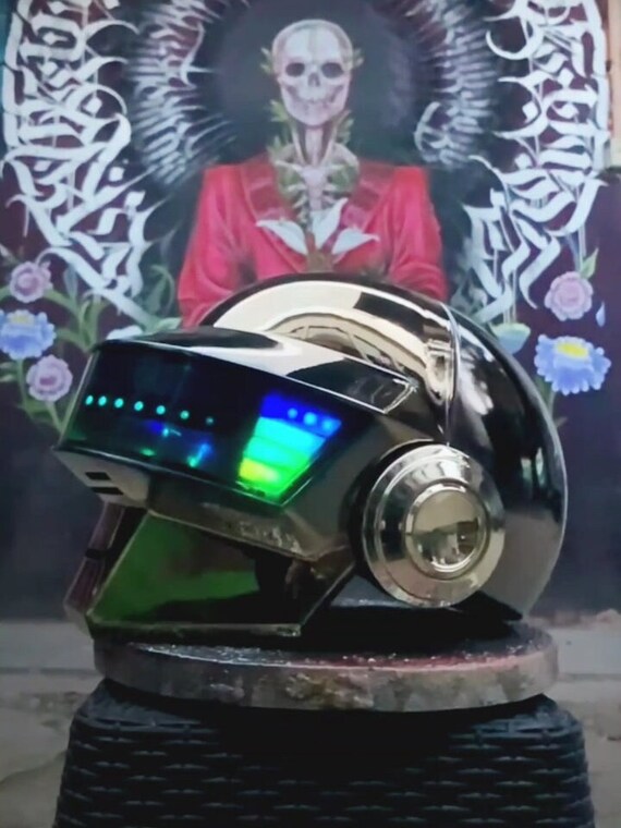 Daft Punk Thomas Bangalter RGB Leds Lights Helmet - Etsy