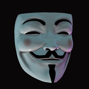 4 versiones V para Vendetta 3D paquete imprimible Guy Fawkes
