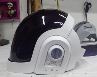 Daft Punk 2 Helmet Bundle WHITE (1 Guy Manuel and 1 Thomas