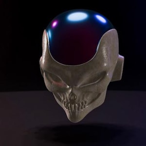 Skull Friez a DbZ inspired 3D printable model STL