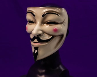 Guy Fawkes inspired mask High Quality