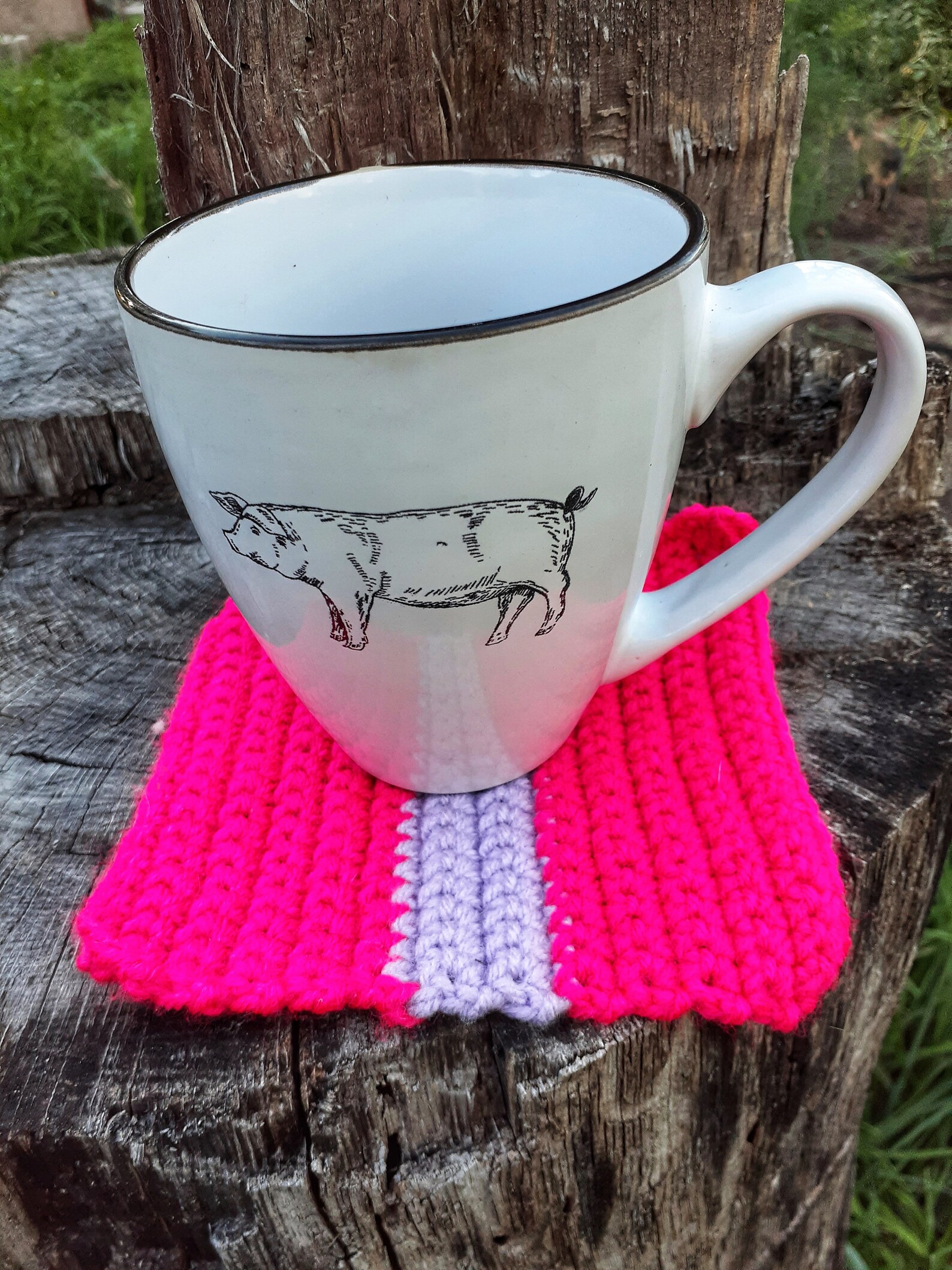 Crochet Mug Rug Coaster Etsy