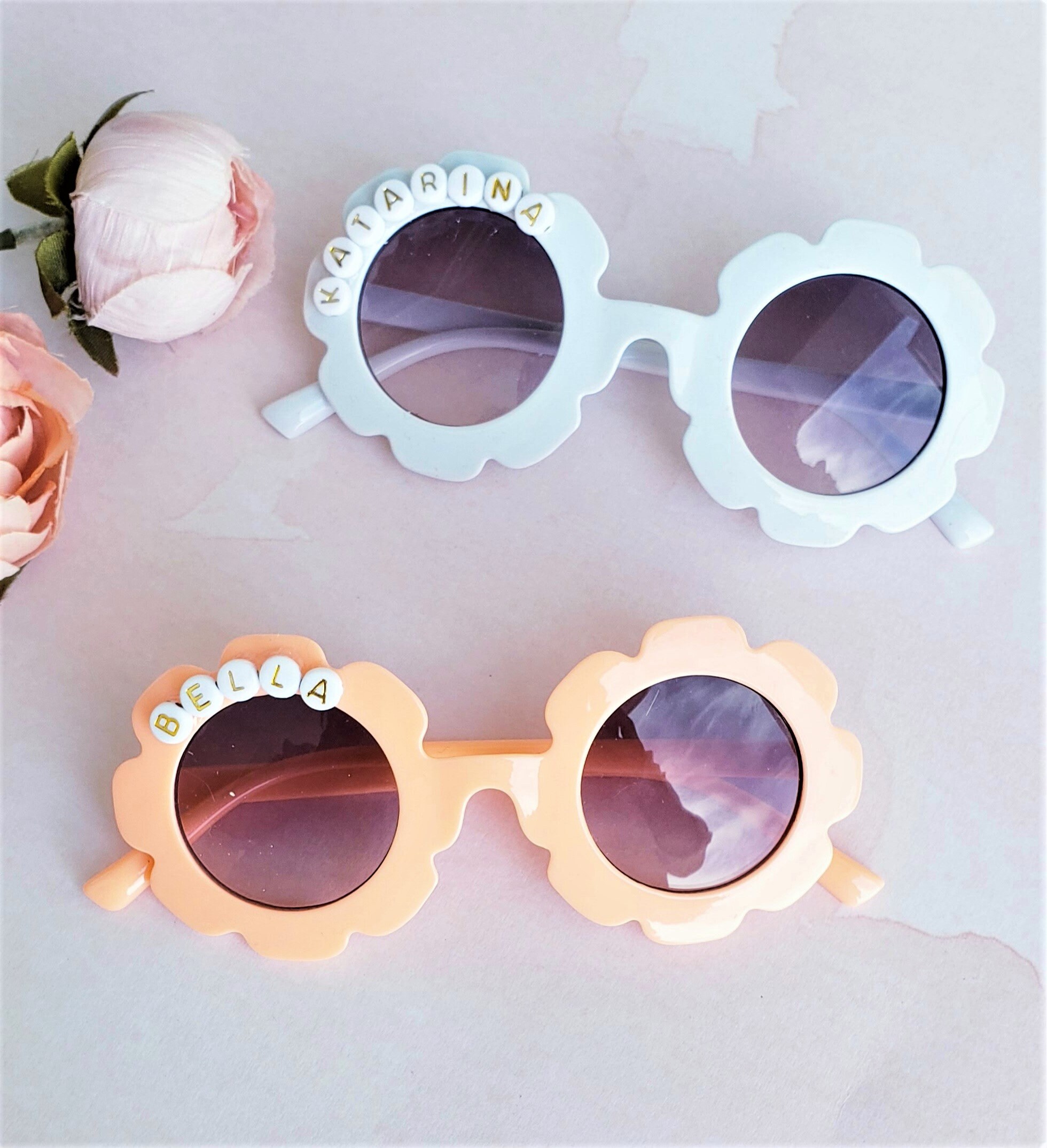 Flower Girl Sunglasses Toddler Kid Child Flower Shaped Etsy