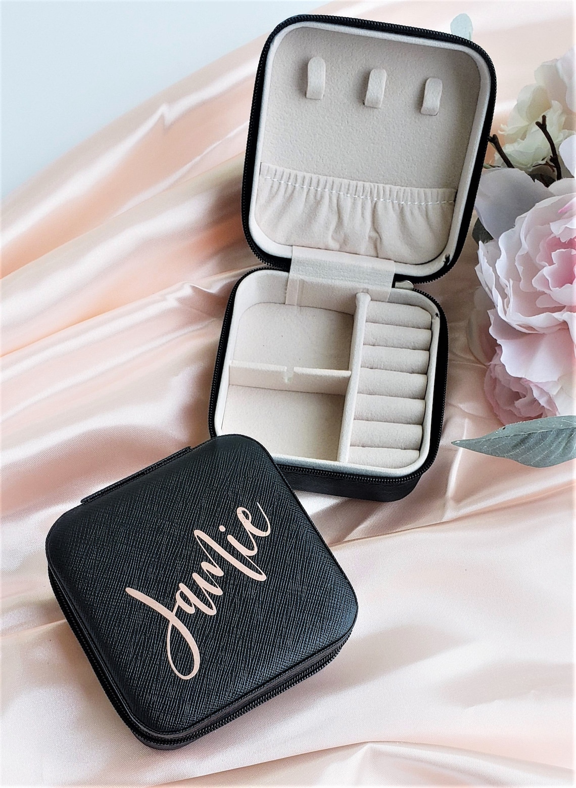Personalized Jewelry Box Bridesmaid Gift Bride Gift Jewelry Etsy