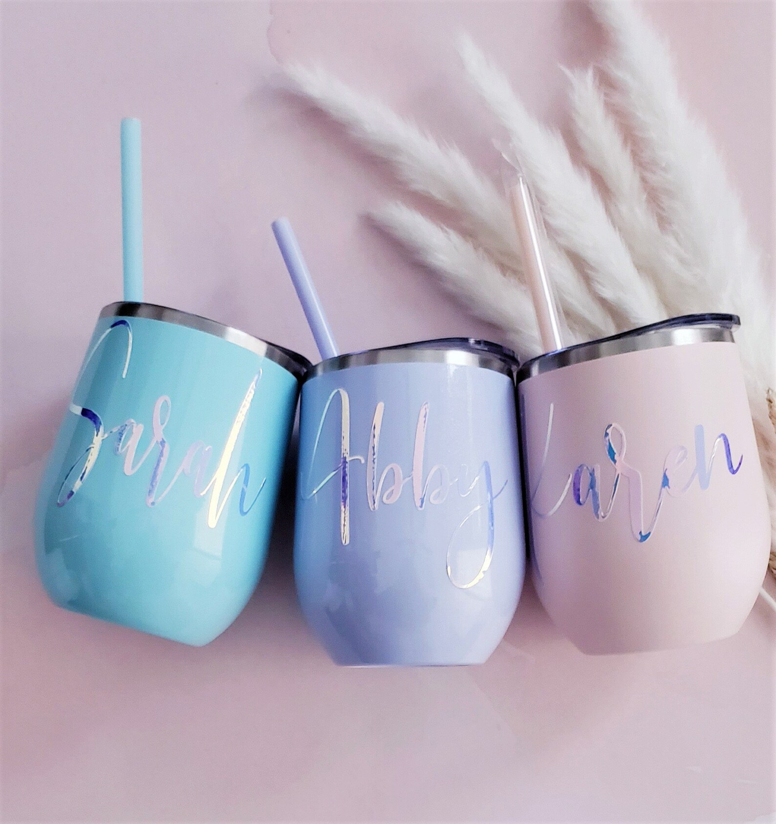blush wine tumbler