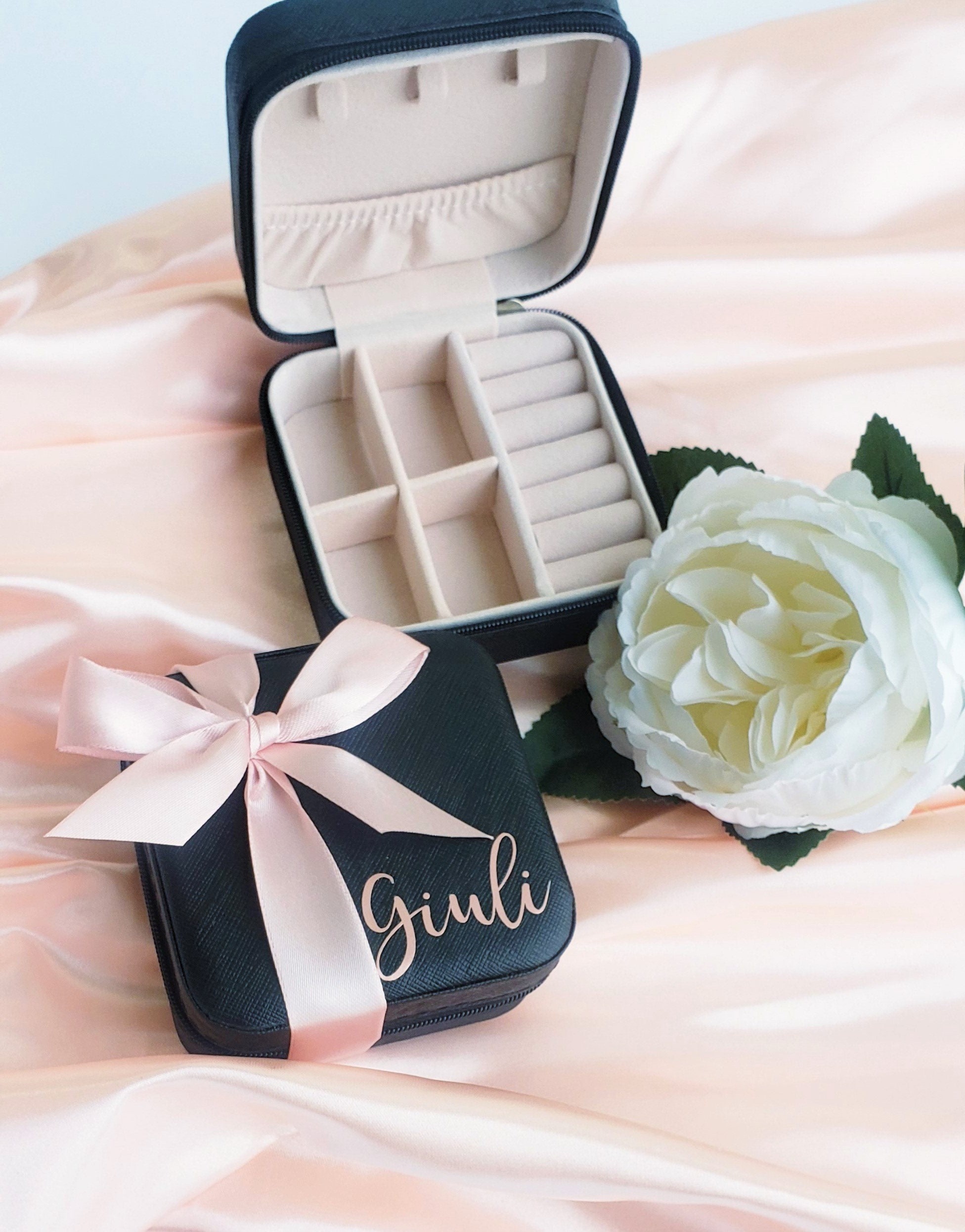 Personalized Jewelry Box Bridesmaid Gift Bride Gift Jewelry Etsy