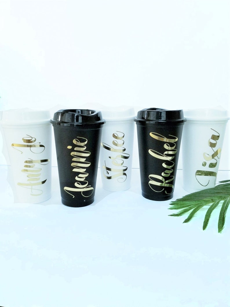 Personalized Travel Coffee Cup 16oz. Reusable Plastic Coffee Etsy