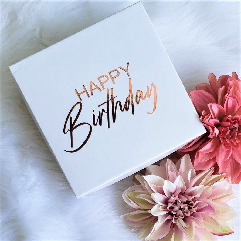 Personalized Empty Gift Box Birthday Gift Box Empty Box Etsy