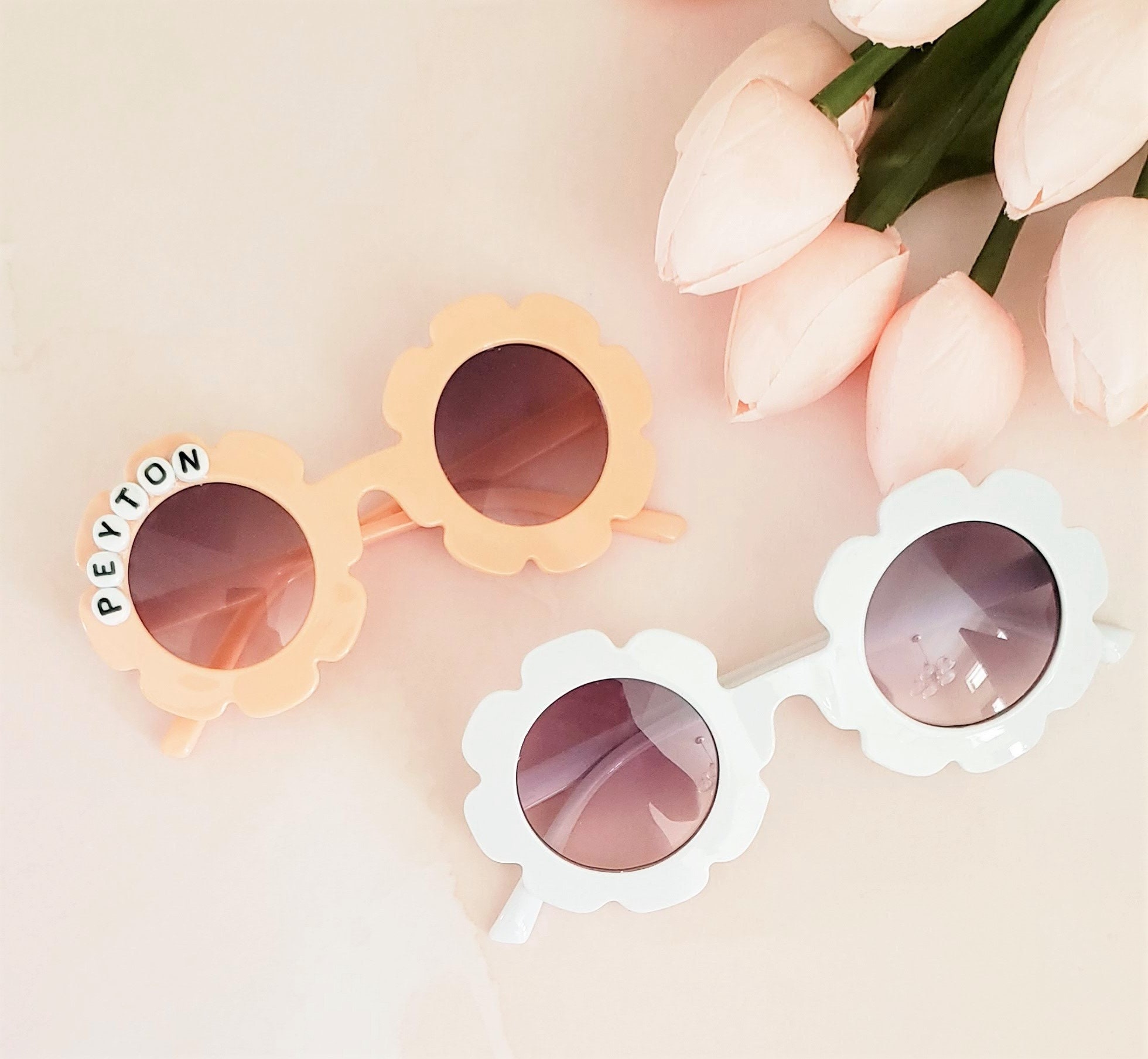 Flower Girl Sunglasses Toddler Kid Child Flower Shaped Etsy