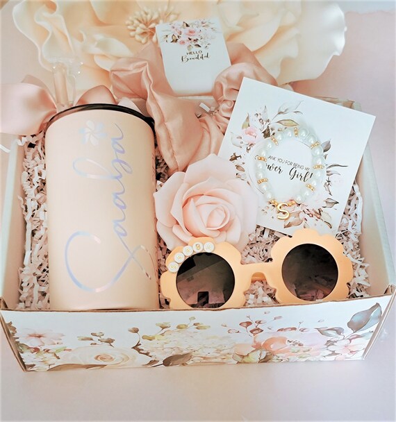 Flower Girl Proposal Gift Box Will You Be My Flower Girl - Etsy Canada