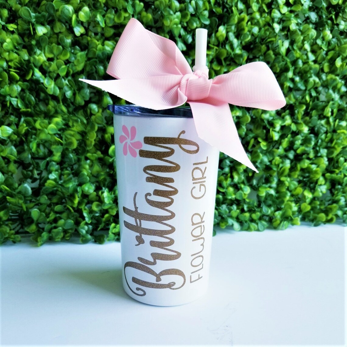 Flower Girl Tumbler Will You Be My Flower Girl Flower Girl Etsy