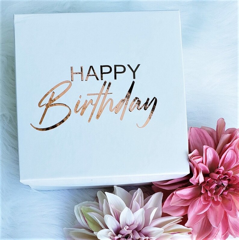 Personalized Empty Gift Box Birthday Gift Box Empty Box Etsy