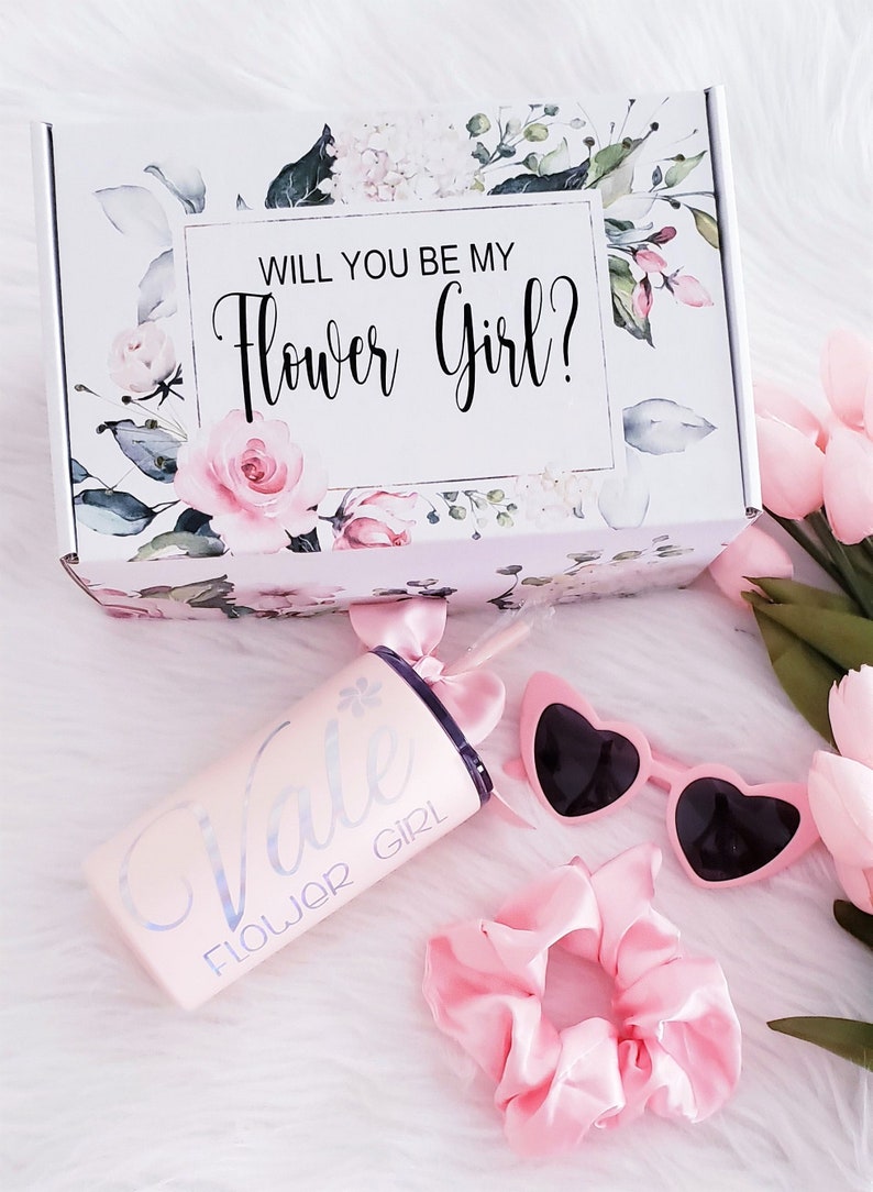 Flower Girl Gift Will You Be My Flower Girl Flower Girl Set Etsy