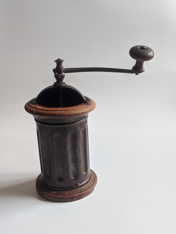 Antique French Coffee Grinder Rare Etsy
