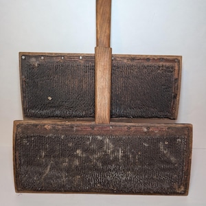 Rare antique pair of OLD WHITTMORE wool carders