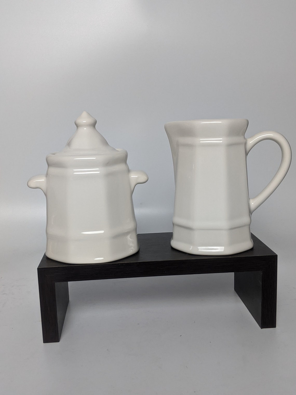 Pfaltzgraff Creamer and Sugar Bowl With Lid Etsy