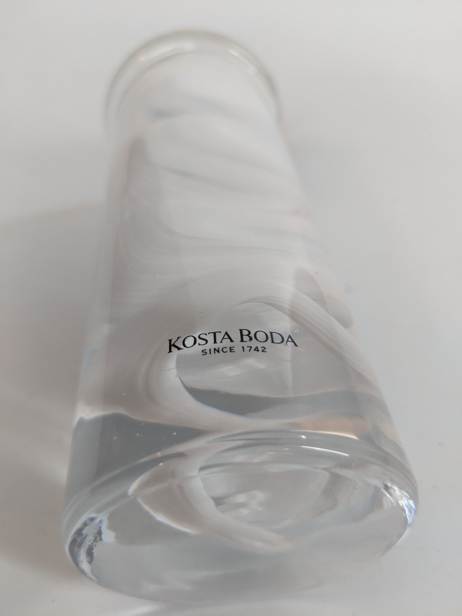 Kosta Boda Vintage Glass Candlestick Etsy