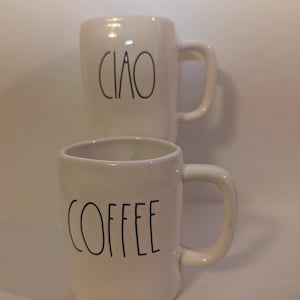Rae Dunn &quot;Coffee&quot; - &quot;Ciao&quot; Mugs