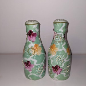 Floral Salt & Pepper Shakers - Elaborate Design